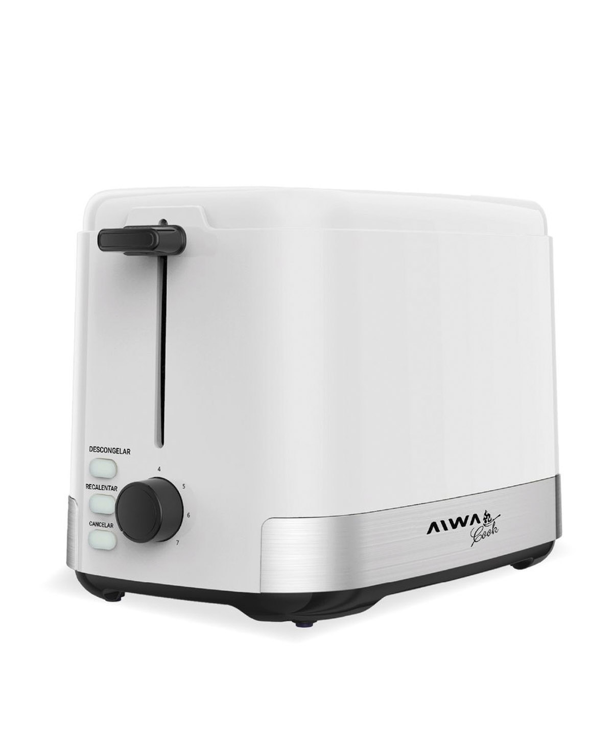 Tostadora eléctrica Aiwa 800w Watts Blanca